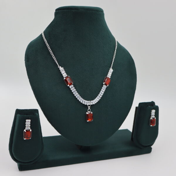 Necklace Maroon B#YG00000305 - Image 2