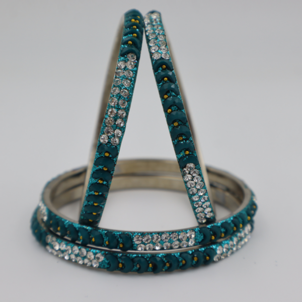 BANGLE SET DARK GREEN B#YG00000279 - Image 4