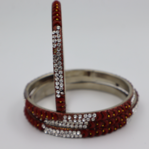 BANGLE SET MAROON B#YG00000279