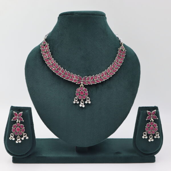 Oxidised Silver Red B#YG00000268
