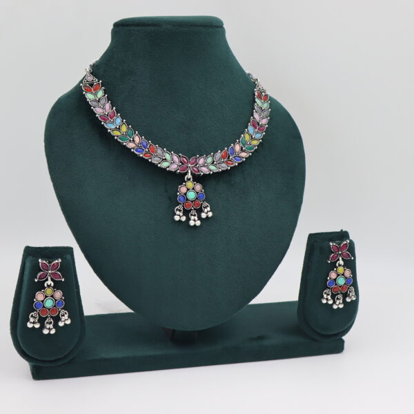 Oxidised Silver Multicolor B#YG00000268 - Image 2