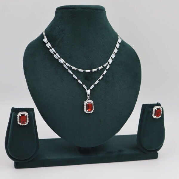 Necklaces Maroon B#YG00000248 - Image 2