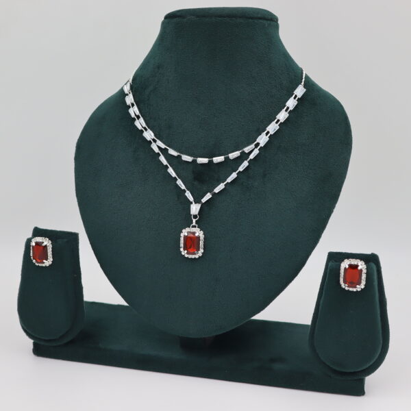 Necklaces Maroon B#YG00000248 - Image 3
