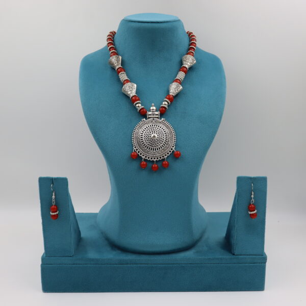 Necklace Dark Pink B#YG00000304 R