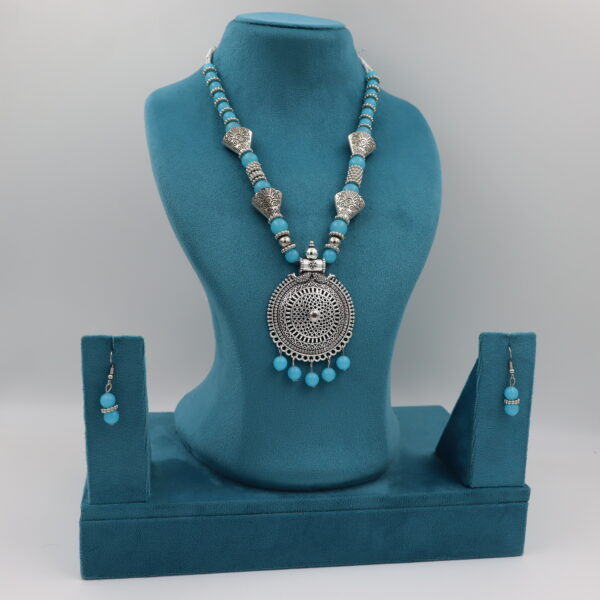 Necklace Blue B#YG00000304 P - Image 2