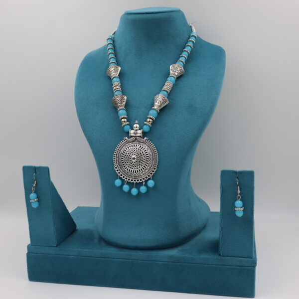 Necklace Blue B#YG00000304 P - Image 3