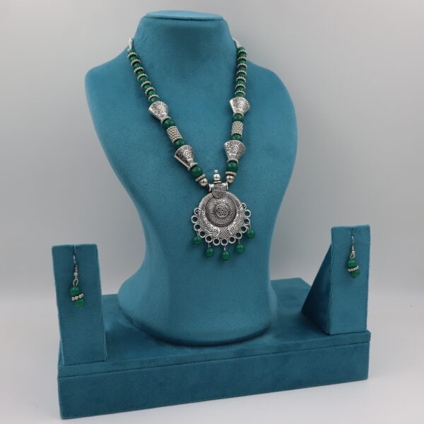Necklace Green B#YG00000304 H - Image 2