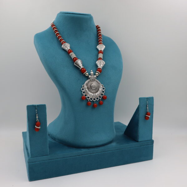 Necklace Red B#YG00000304 J - Image 2