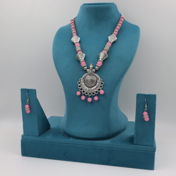 Necklace Pink B#YG00000304 I - Image 3