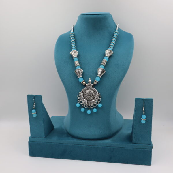 Necklace Blue B#YG00000304 F - Image 3