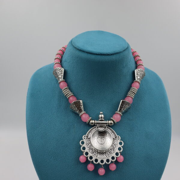 Necklace Pink B#YG00000304 I - Image 4
