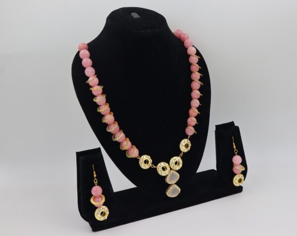 Necklace Pink B#YG0000035 - Image 2