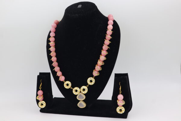 Necklace Pink B#YG0000035 - Image 3
