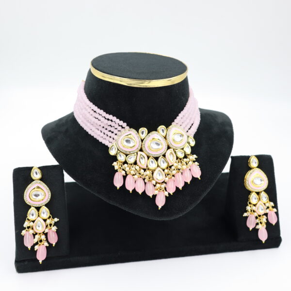 Necklace Pink B#YG00000255 - Image 2