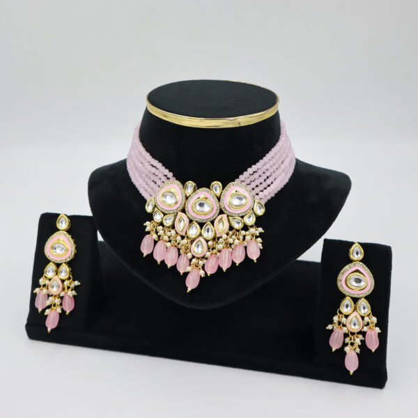 Necklace Pink B#YG00000255 - Image 3