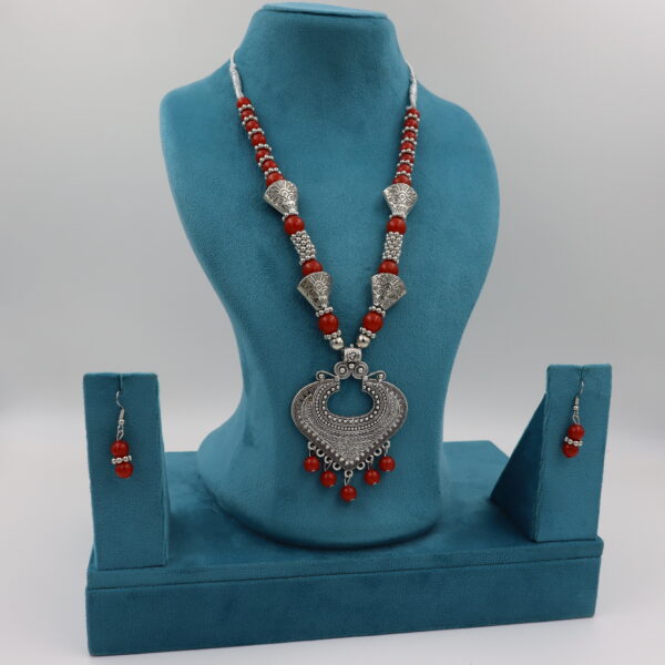 Necklace Dark Pink B#YG00000304 C - Image 2
