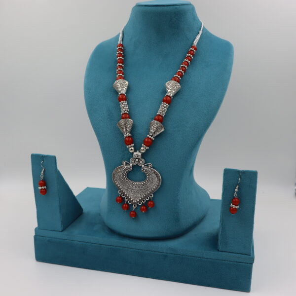 Necklace Dark Pink B#YG00000304 C - Image 3