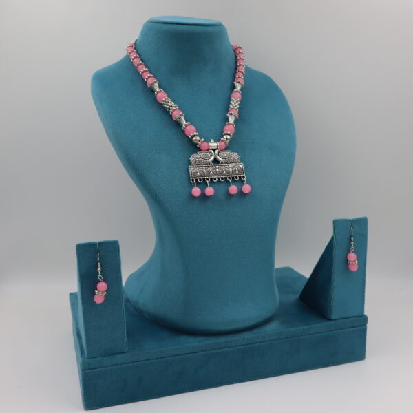 Necklace Pink B#YG00000304 Y - Image 2