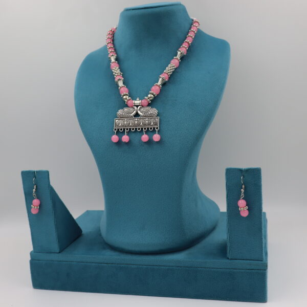 Necklace Pink B#YG00000304 Y - Image 3