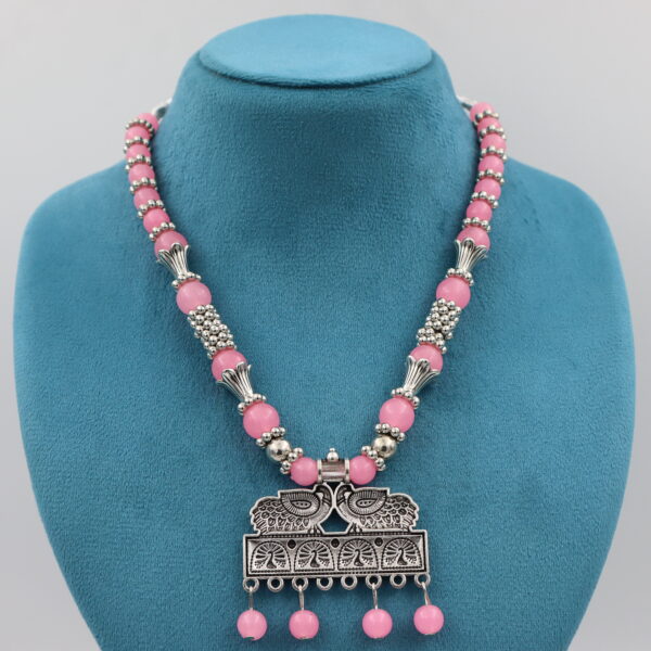 Necklace Pink B#YG00000304 Y - Image 4
