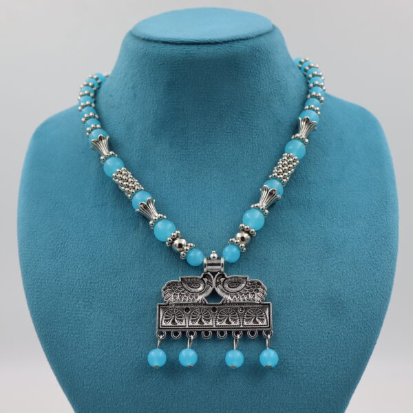 Necklace Blue B#YG00000304 U - Image 4